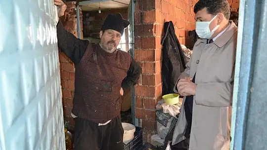 Sosyal yardımdan faydalanamadığı tespit edilen ailelere ziyaret