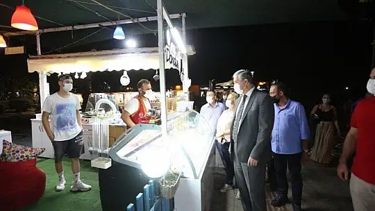Turgutreis'te Korona virüs denetimi