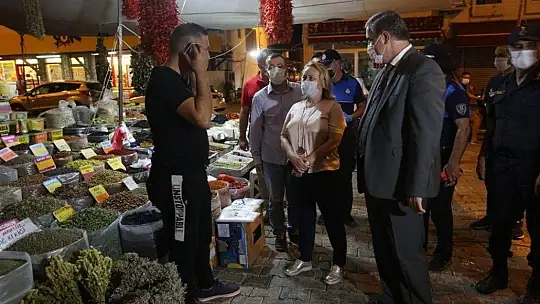Turgutreis'te Korona virüs denetimi
