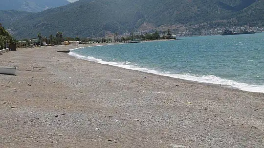 Çalış Plajı'nda sezon hazırlıklarına başlandı