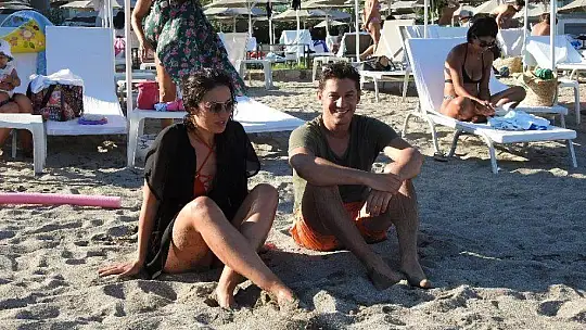 Ünlü oyuncu bayram tatilini Bodrum'da geçiriyor