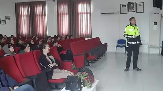 Trafik güvenliği anlatıldı