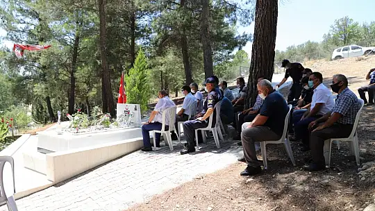 SEYDİKEMER'DE ŞEHİDE SAYGI ZİYARETİ