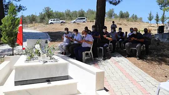 SEYDİKEMER'DE ŞEHİDE SAYGI ZİYARETİ