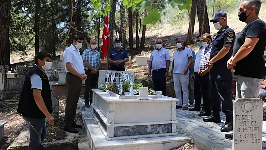 SEYDİKEMER'DE ŞEHİDE SAYGI ZİYARETİ
