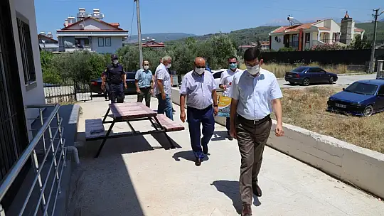 SEYDİKEMER'DE ŞEHİDE SAYGI ZİYARETİ