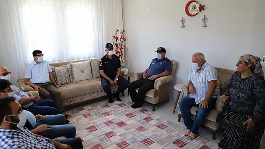 SEYDİKEMER'DE ŞEHİDE SAYGI ZİYARETİ