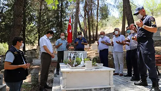 SEYDİKEMER'DE ŞEHİDE SAYGI ZİYARETİ
