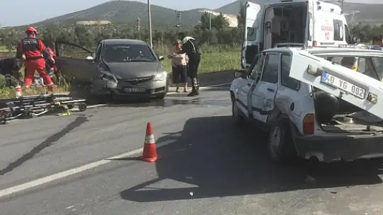 Yatağan'da feci kaza 4 yaralı