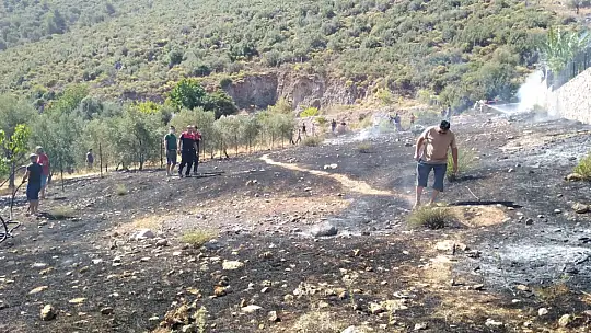 Karapınar mevkiinde yangın çıktı!