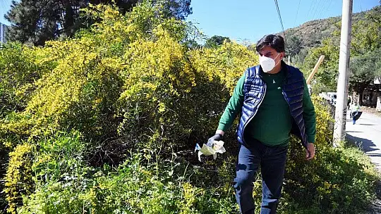 Yarımada'da temizlik çalışması yapıldı