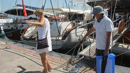 FETHİYE'DE İSKELE DOLDU