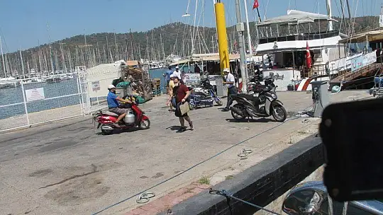 FETHİYE'DE İSKELE DOLDU