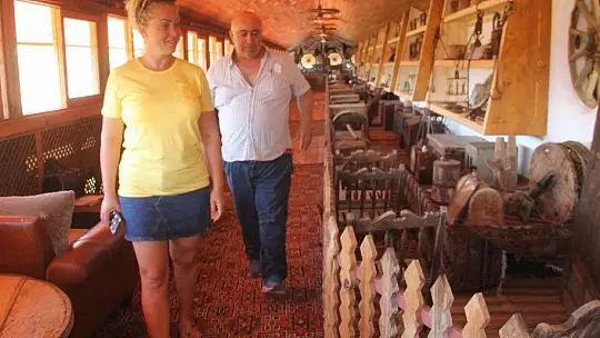 Yeliz Yeşilmen çocukları ile Yörük müzesini gezdi