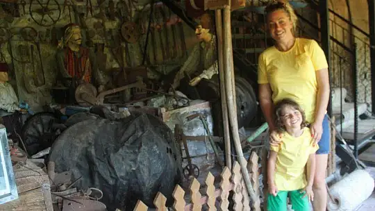 Yeliz Yeşilmen çocukları ile Yörük müzesini gezdi