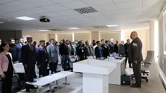 Özel Güvenlik Görevlileri bilgilendirildi 