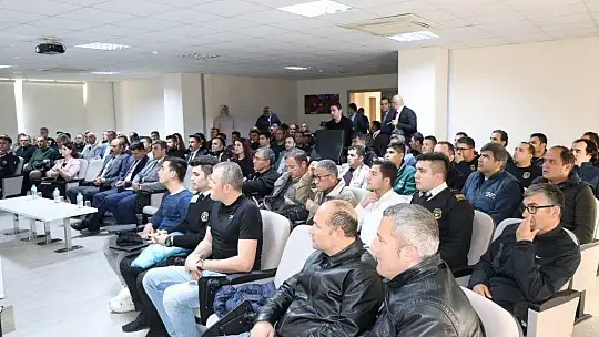 Özel Güvenlik Görevlileri bilgilendirildi 