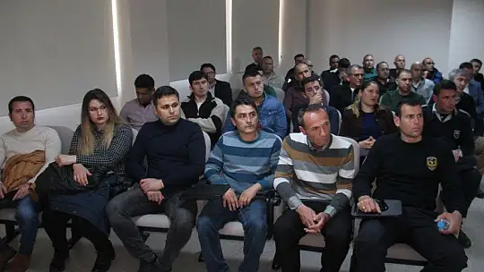 Özel Güvenlik Görevlileri bilgilendirildi 