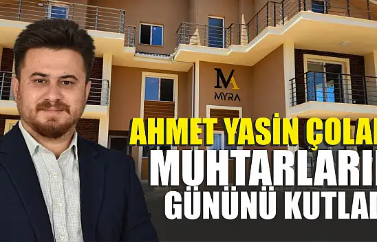 Ahmet Yasin Çolak, Muhtarların Gününü Kutladı 