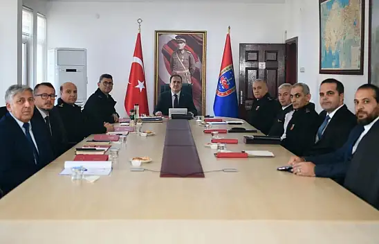 Asaiş ve huzur çalışmaları değerlendirdi