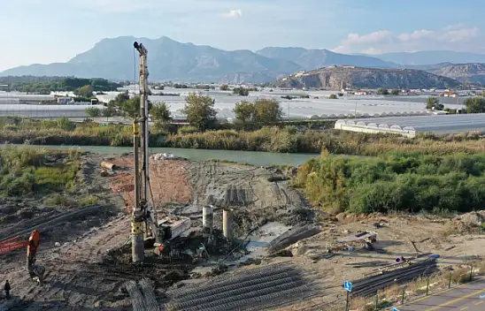 BAŞKAN OTGÖZ, PATARA KÖPRÜSÜ ÇALIŞMALARINI YERİNDE İNCELEDİ