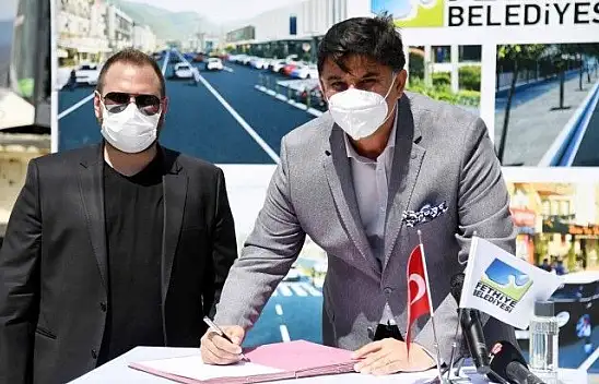 BSK Sıcak asfalt çalışmaları için imzalar atıldı