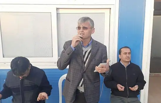 Çiftçiler lokma döktürdü