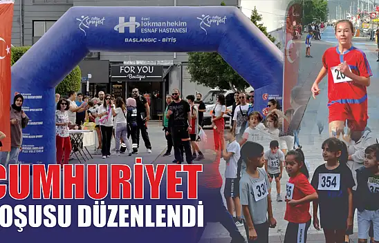 Cumhuriyet koşusu düzenlendi