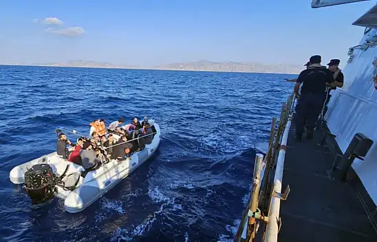 Düzensiz göçmenler kurtarıldı