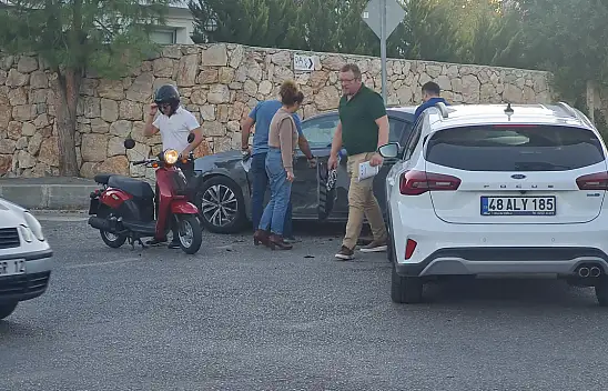 Esra Akkaya ve oğlu kazayı ucuz atlattı