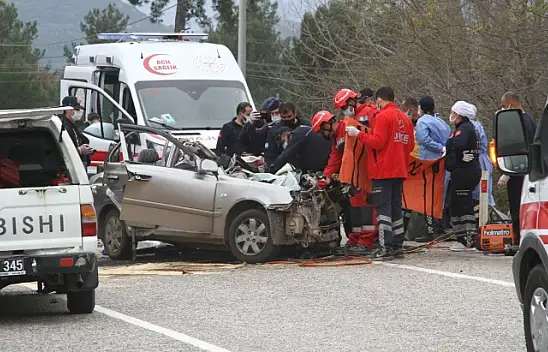 Fethiye – Antalya Karayolu feci kaza: 5 ölü