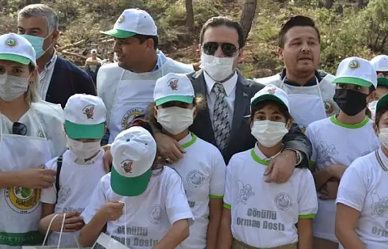 Fethiye'de 5 bin fidan toprakla buluştu