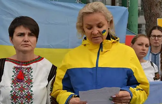 Fethiye'de yaşayan Ukraynalılardan savaşa tepki