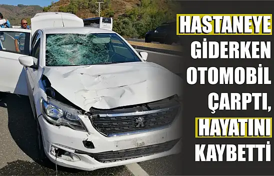 Hastaneye giderken otomobilin çarptığı kadın hayatını kaybetti
