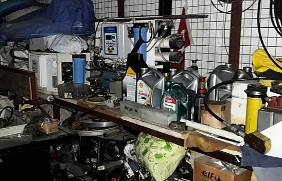 İŞYERİNDE YANGIN ÇIKTI