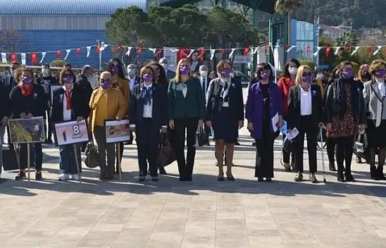 Kadınlar Günü Fethiye'de etkinliklerle kutlandı