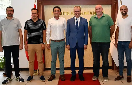 Kaymakam Ertaş'a Hayırlı Olsun Ziyaretinde Bulundular