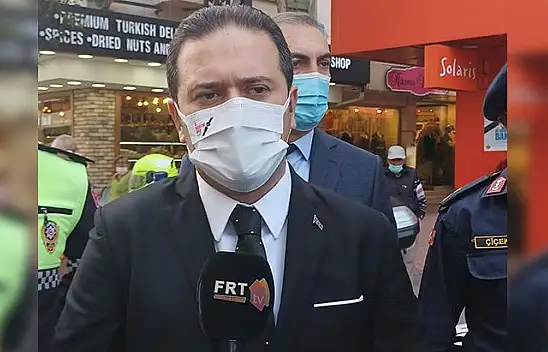 Kaymakam Fırat, 'Covid-19 ile mücadelede yüzde yüz istiyoruz'