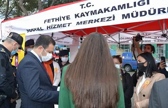 Kaymakamdan Emniyet standına ziyaret