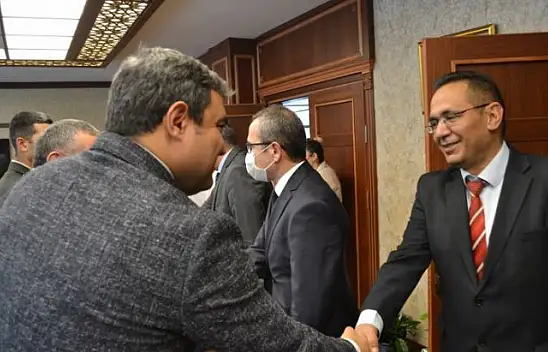 Kaymakamlıkta bayramlaşma töreni