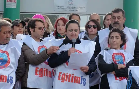 ÖĞRETMENLERDEN İŞ BIRAKMA EYLEMİ