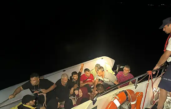 Radarla tespit edilen düzensiz göçmenler yakalandı