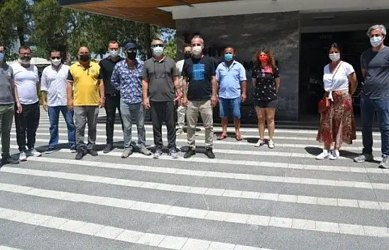 Sahil Bandı İşletmecileri ziyarette bulundu