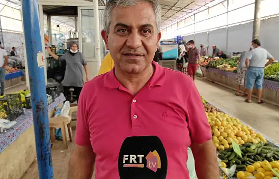 Salı pazarında alanda dertli satan da