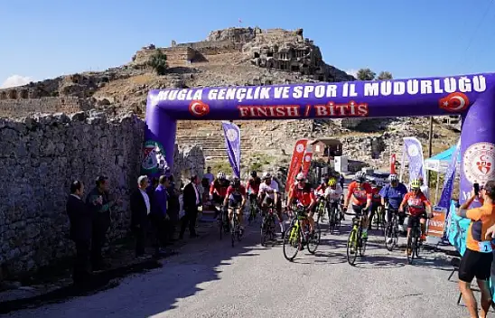 SEYDİKEMER TLOS ANTİK KENTİ, BİSİKLET TUTKUNLARINI AĞIRLADI