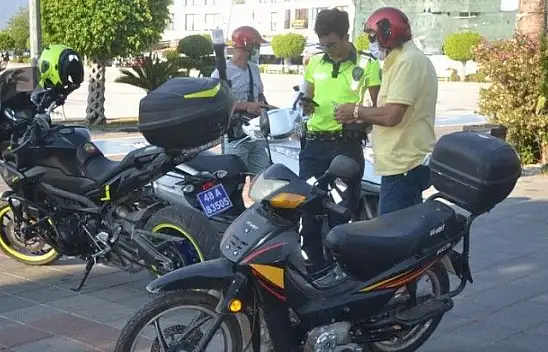 Trafiğe Kapalı Alanlarda Motor Kullananlara Ceza Yağdı