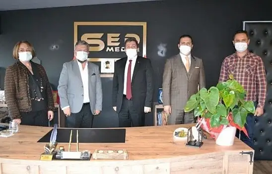 Vali Tavlı'dan SED Medya ve İGD'ye ziyaret