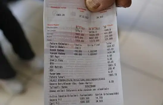 Vatandaşlardan elektrik faturasına itiraz