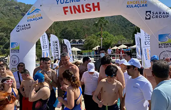 Engel tanımadan yüzdüler