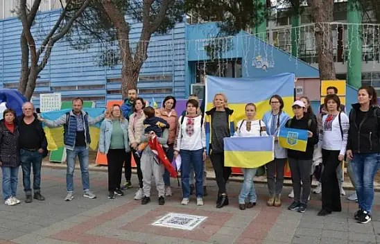 Fethiye'de yaşayan Ukraynalılardan savaşa tepki